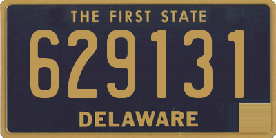 DE license plate 629131