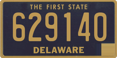 DE license plate 629140