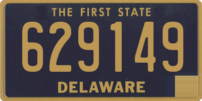 DE license plate 629149