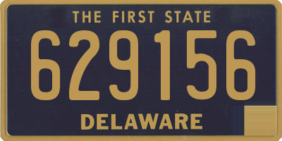 DE license plate 629156