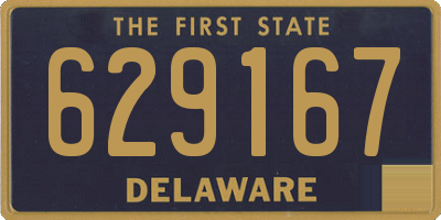 DE license plate 629167