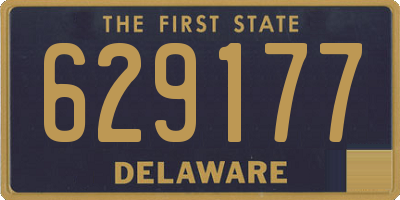 DE license plate 629177