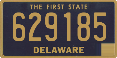 DE license plate 629185