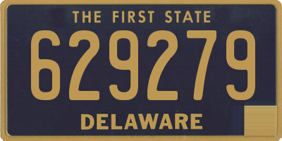 DE license plate 629279