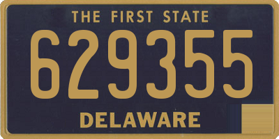 DE license plate 629355
