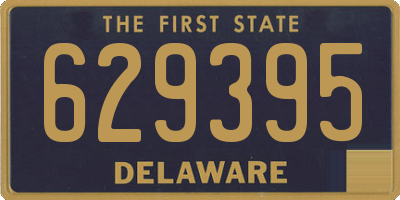 DE license plate 629395