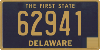 DE license plate 62941