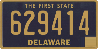 DE license plate 629414