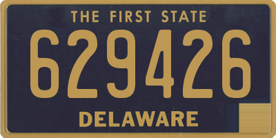 DE license plate 629426