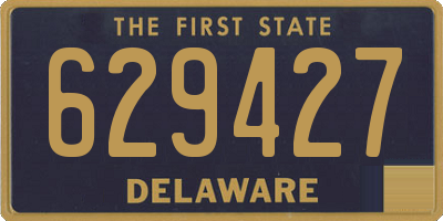 DE license plate 629427