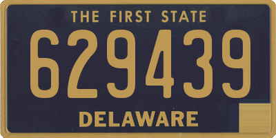 DE license plate 629439
