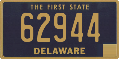 DE license plate 62944