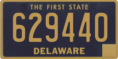 DE license plate 629440
