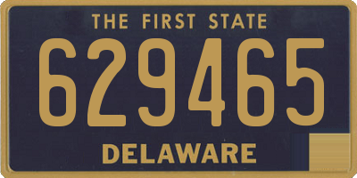 DE license plate 629465