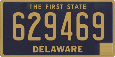 DE license plate 629469