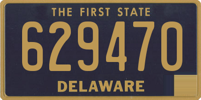 DE license plate 629470