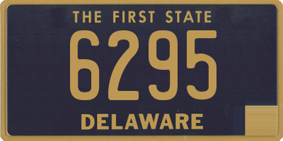 DE license plate 6295