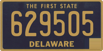 DE license plate 629505