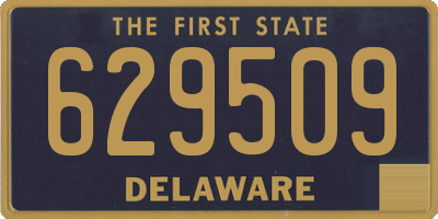 DE license plate 629509