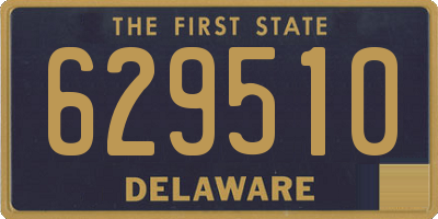DE license plate 629510