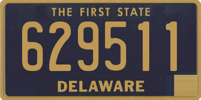 DE license plate 629511