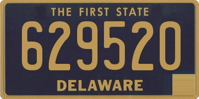 DE license plate 629520