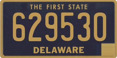 DE license plate 629530
