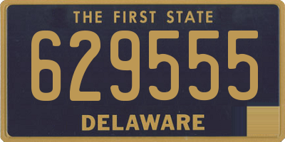 DE license plate 629555