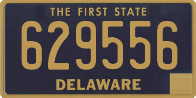 DE license plate 629556