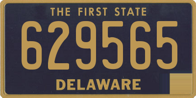 DE license plate 629565