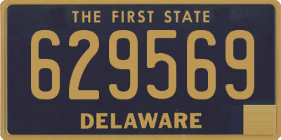 DE license plate 629569