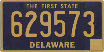 DE license plate 629573