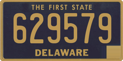 DE license plate 629579
