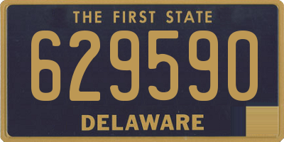 DE license plate 629590