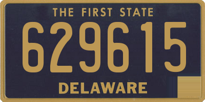 DE license plate 629615