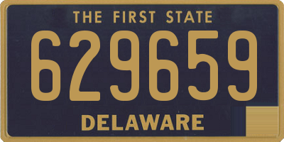 DE license plate 629659
