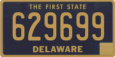 DE license plate 629699