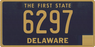 DE license plate 6297