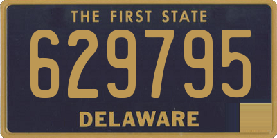 DE license plate 629795