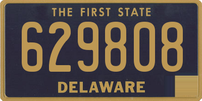 DE license plate 629808
