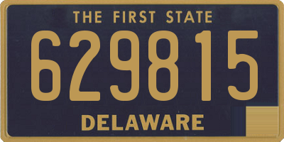 DE license plate 629815
