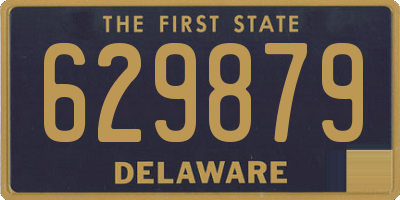 DE license plate 629879