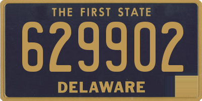 DE license plate 629902