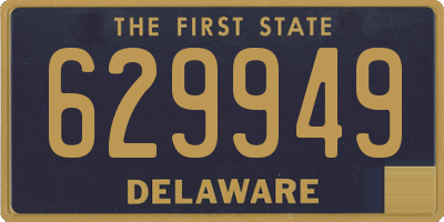 DE license plate 629949