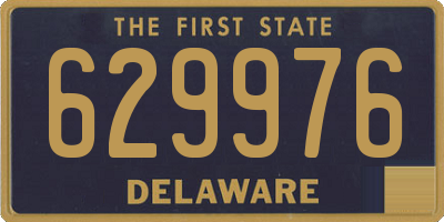 DE license plate 629976