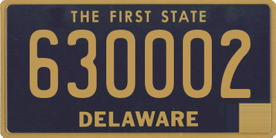 DE license plate 630002