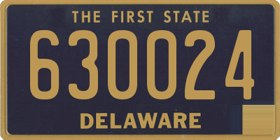 DE license plate 630024