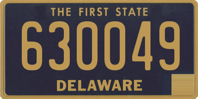 DE license plate 630049