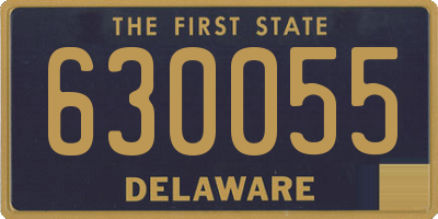 DE license plate 630055