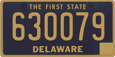 DE license plate 630079